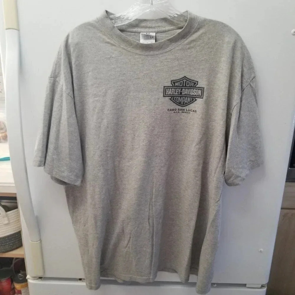 𝅺harley Davidson Grey Cabo San Lucas T-Shirt  XL - Picture 11 of 11